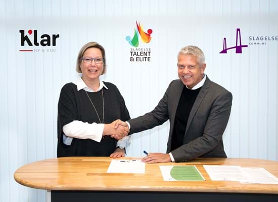 Rektor HF & VUC Klar, Hanne Michelsen og borgmester, John Dyrby